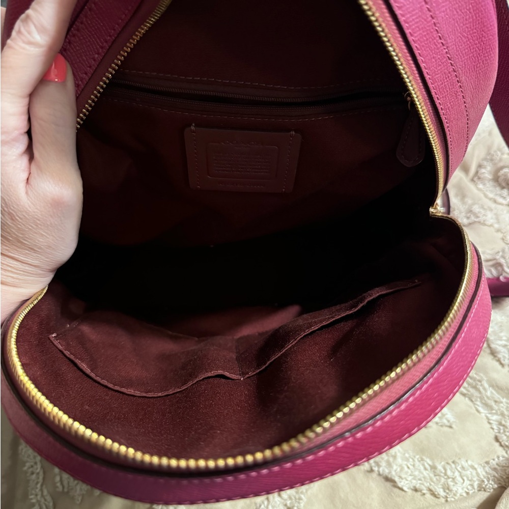Coach Book Bag Raspberry Authentic - Picture 5 of 5